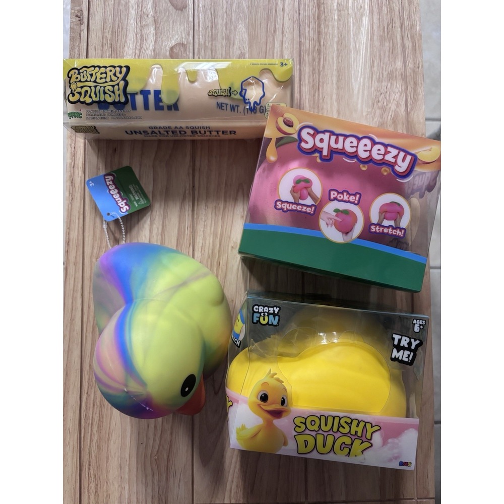 Lot of 4: Crazy Fun TikTok Viral Crazy Fun & Sunny Days Squeezy PPNC (NEW)